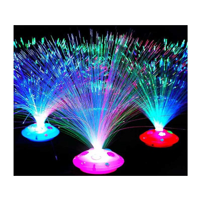 LED with fiber optic